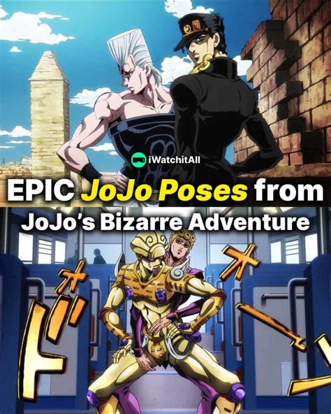 unique jojo poses.